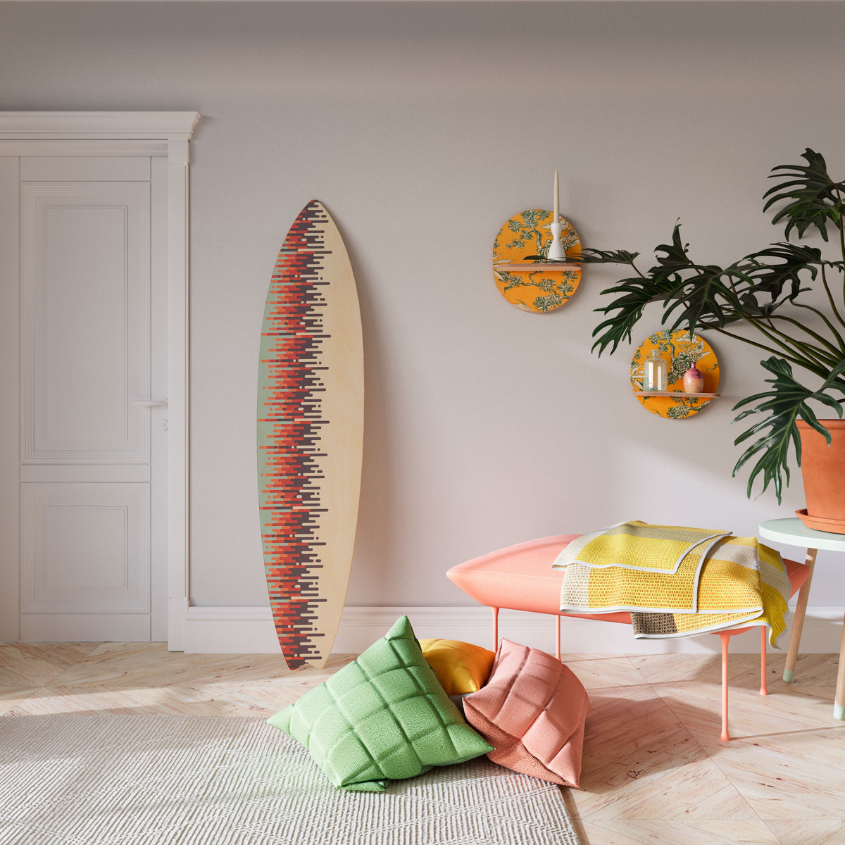 CHROMA CONTOURS Deko-Surfboard