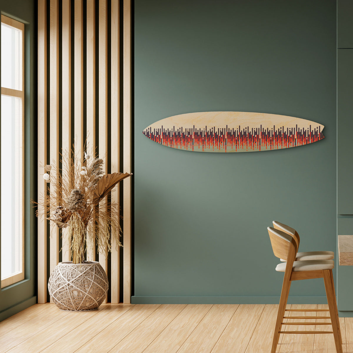CHROMA CONTOURS Deko-Surfboard