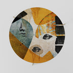 ABSTRACT FACES Couchtisch Ø 69 cm