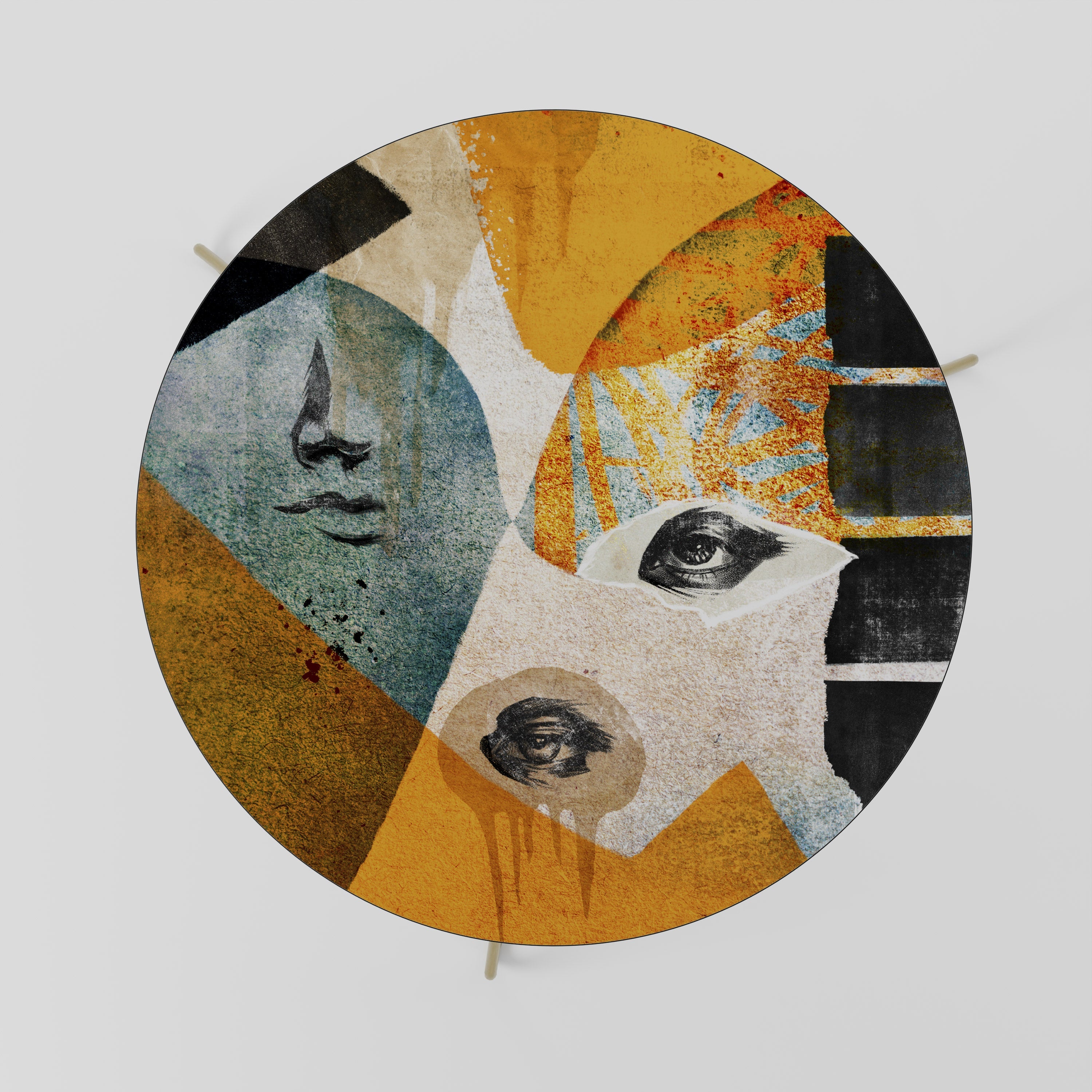 ABSTRACT FACES Couchtisch 69
