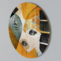 ABSTRACT FACES Rundes Wandbild