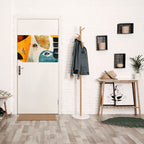 ABSTRACT FACES Selbstklebendes Horizontal-Poster