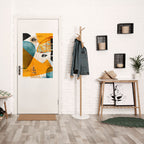 ABSTRACT FACES Selbstklebendes Poster - Hochformat