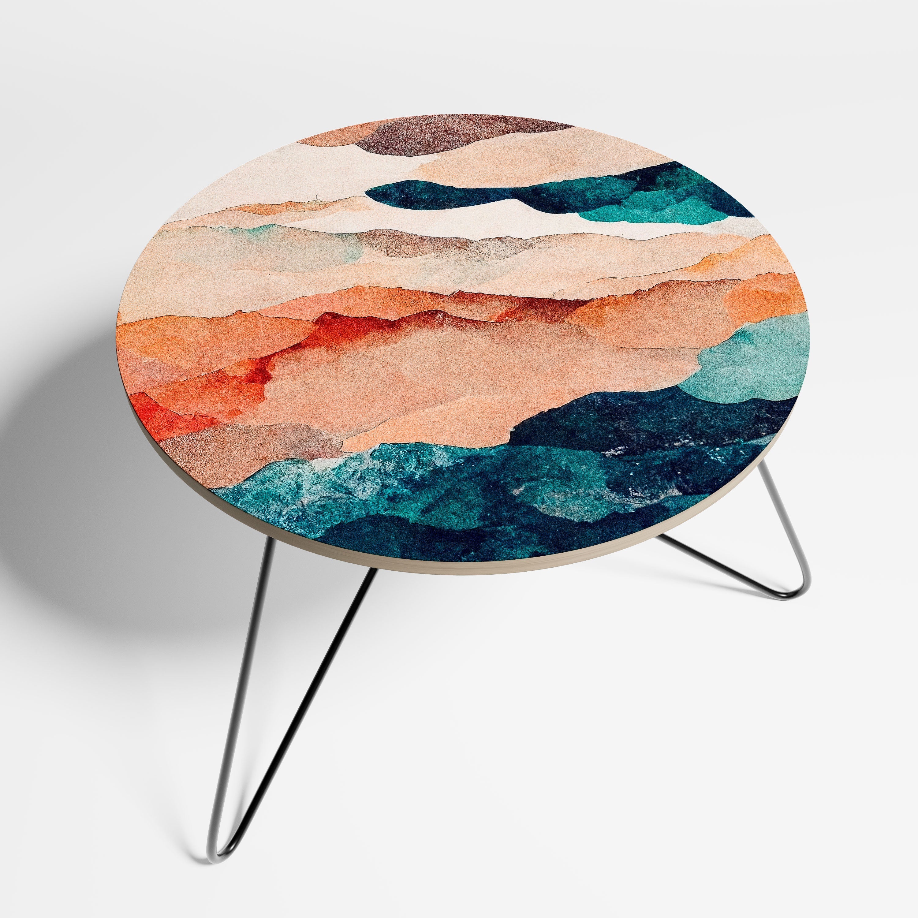ABSTRACT LANDSCAPE Couchtisch 60