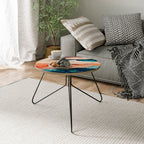 ABSTRACT LANDSCAPE Couchtisch Ø 60 cm