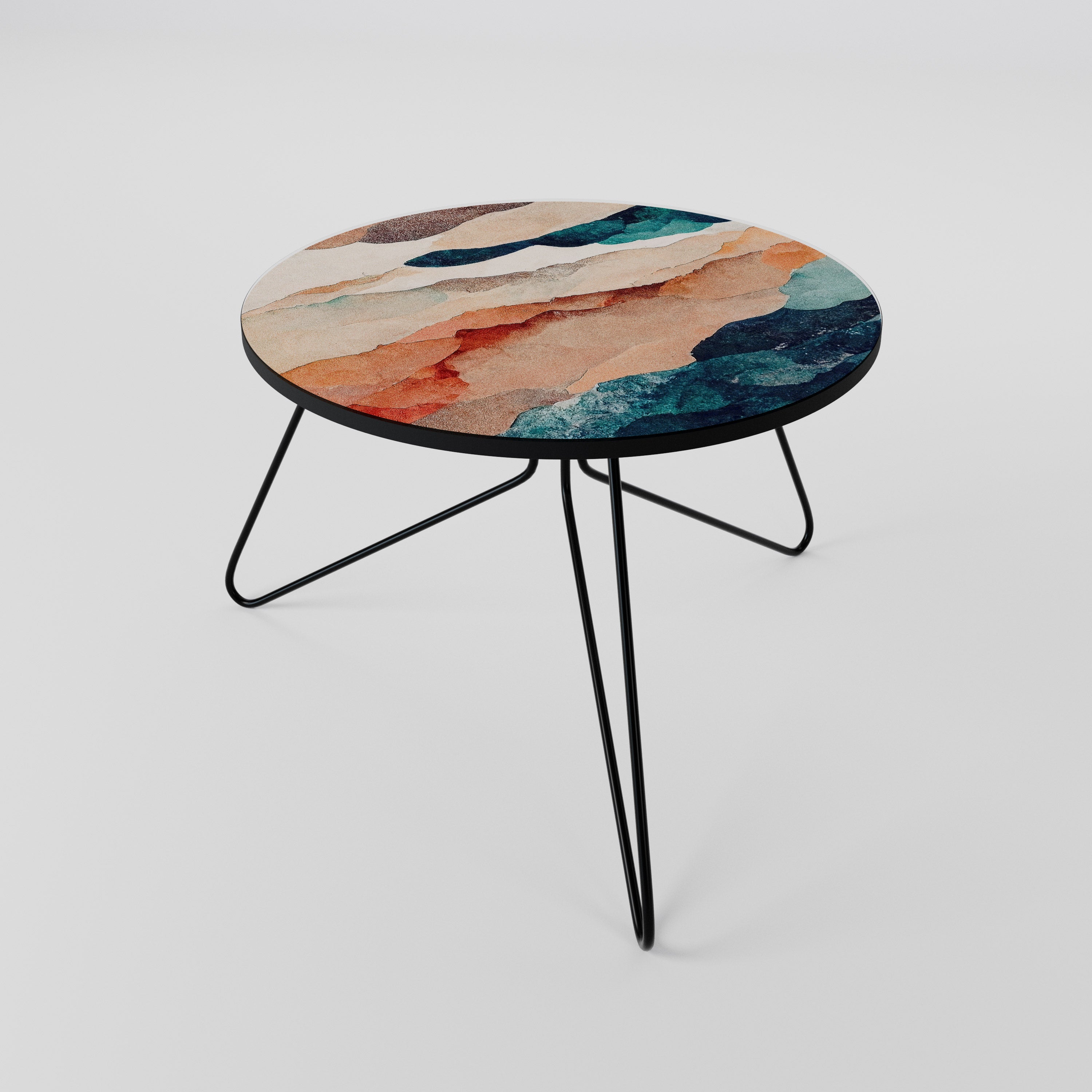ABSTRACT LANDSCAPE Couchtisch 60