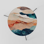 ABSTRACT LANDSCAPE Couchtisch Ø 60 cm