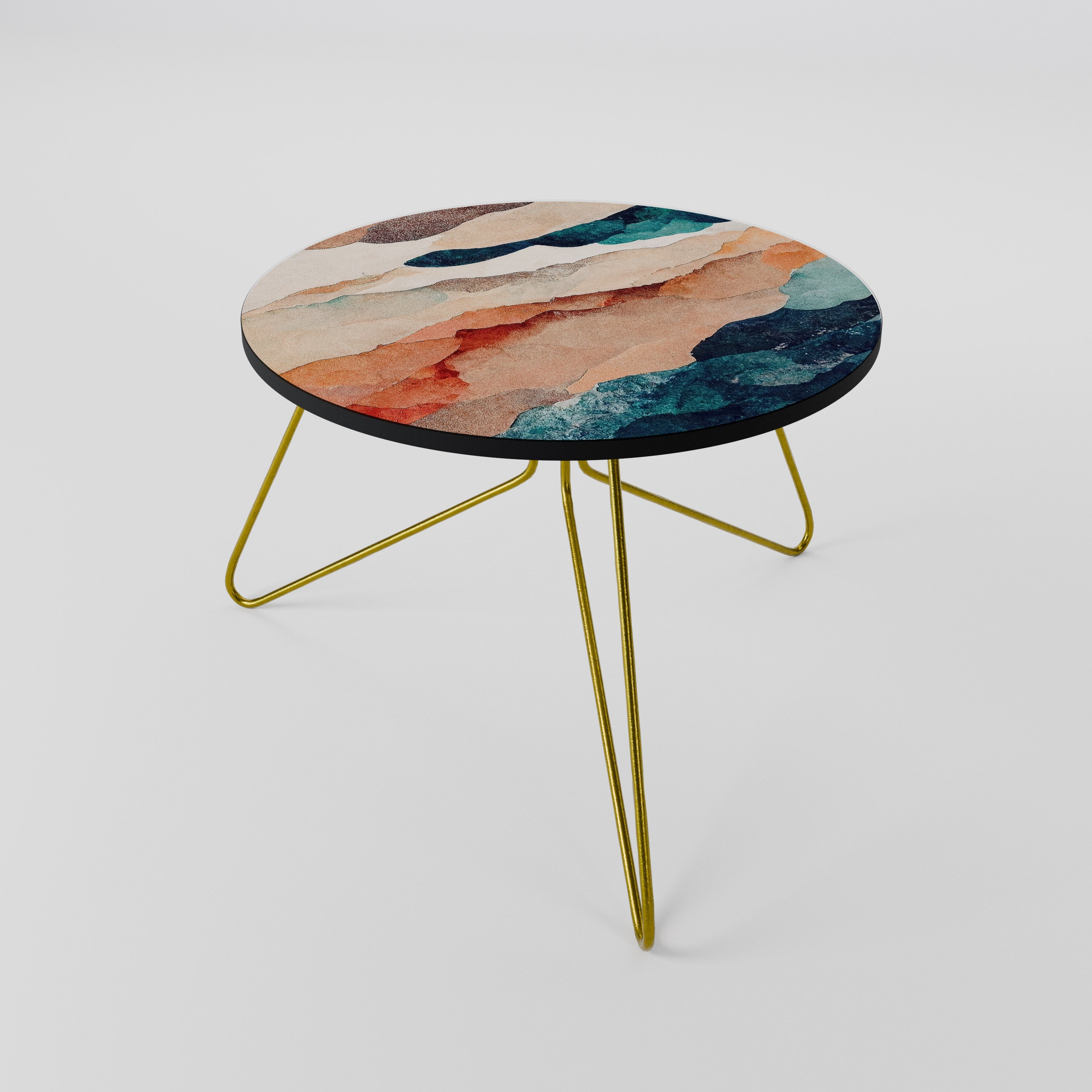 ABSTRACT LANDSCAPE Couchtisch 60