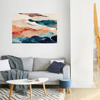 ABSTRACT LANDSCAPE Selbstklebendes Horizontal-Poster