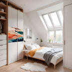 ABSTRACT LANDSCAPE Selbstklebendes Horizontal-Poster