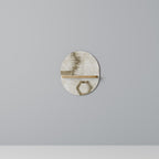 HEXAGONAL SHAPES Ovales Kunstregal in Eiche-Optik