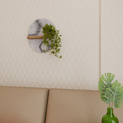 HEXAGONAL FIGURES Art Shelf