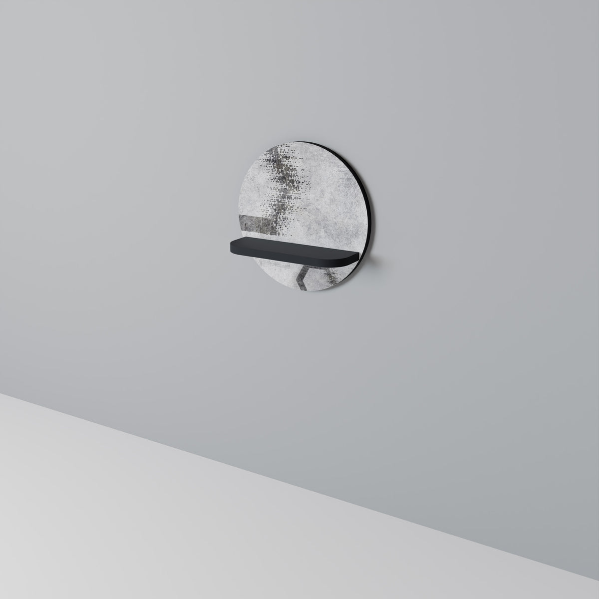 HEXAGONAL FIGURES Art Shelf