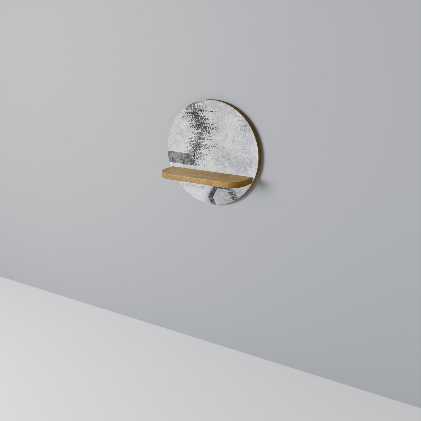 HEXAGONAL FIGURES Art Shelf