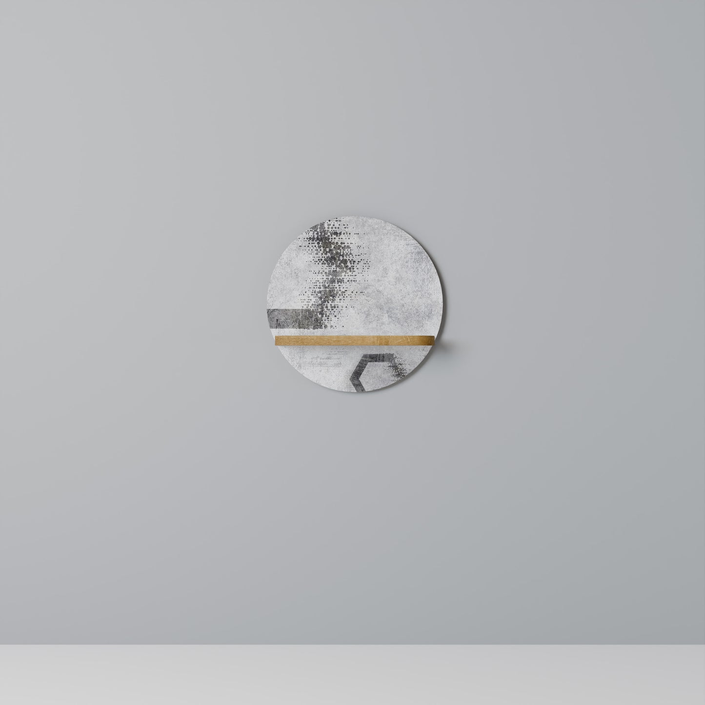 HEXAGONAL FIGURES Art Shelf