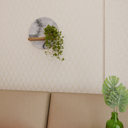 HEXAGONAL FIGURES Art Shelf