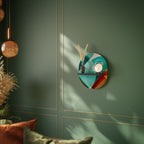 CIRCULAR RHAPSODY Ovales Kunstregal in Schwarz