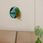 CIRCULAR RHAPSODY Ovales Kunstregal in Schwarz