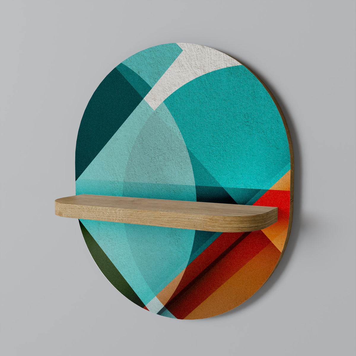 CIRCULAR RHAPSODY Dekoratives Wandregal