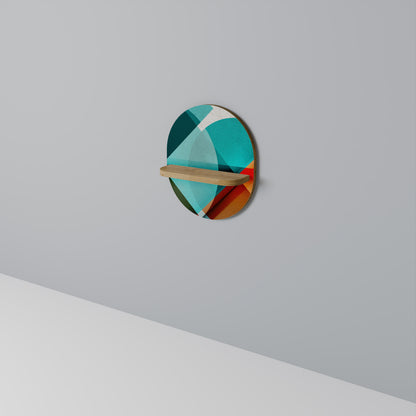CIRCULAR RHAPSODY Dekoratives Wandregal