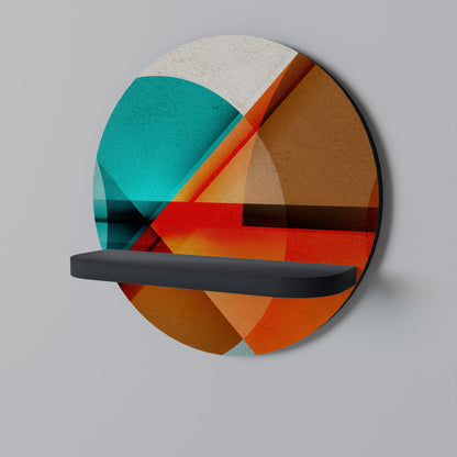 CIRCULAR RHAPSODY Dekoratives Wandregal