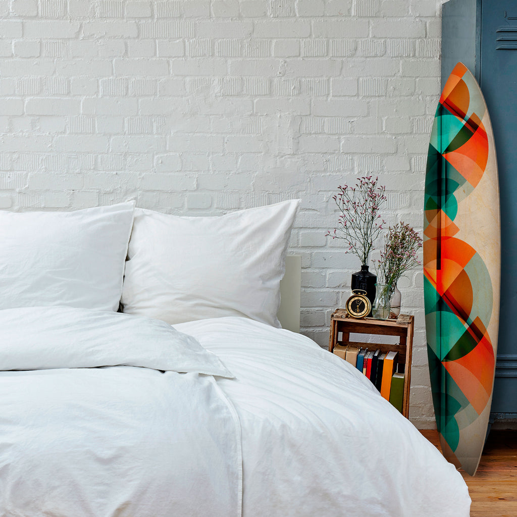 CIRCULAR RHAPSODY Deko-Surfboard