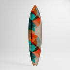 CIRCULAR RHAPSODY Deko-Surfboard