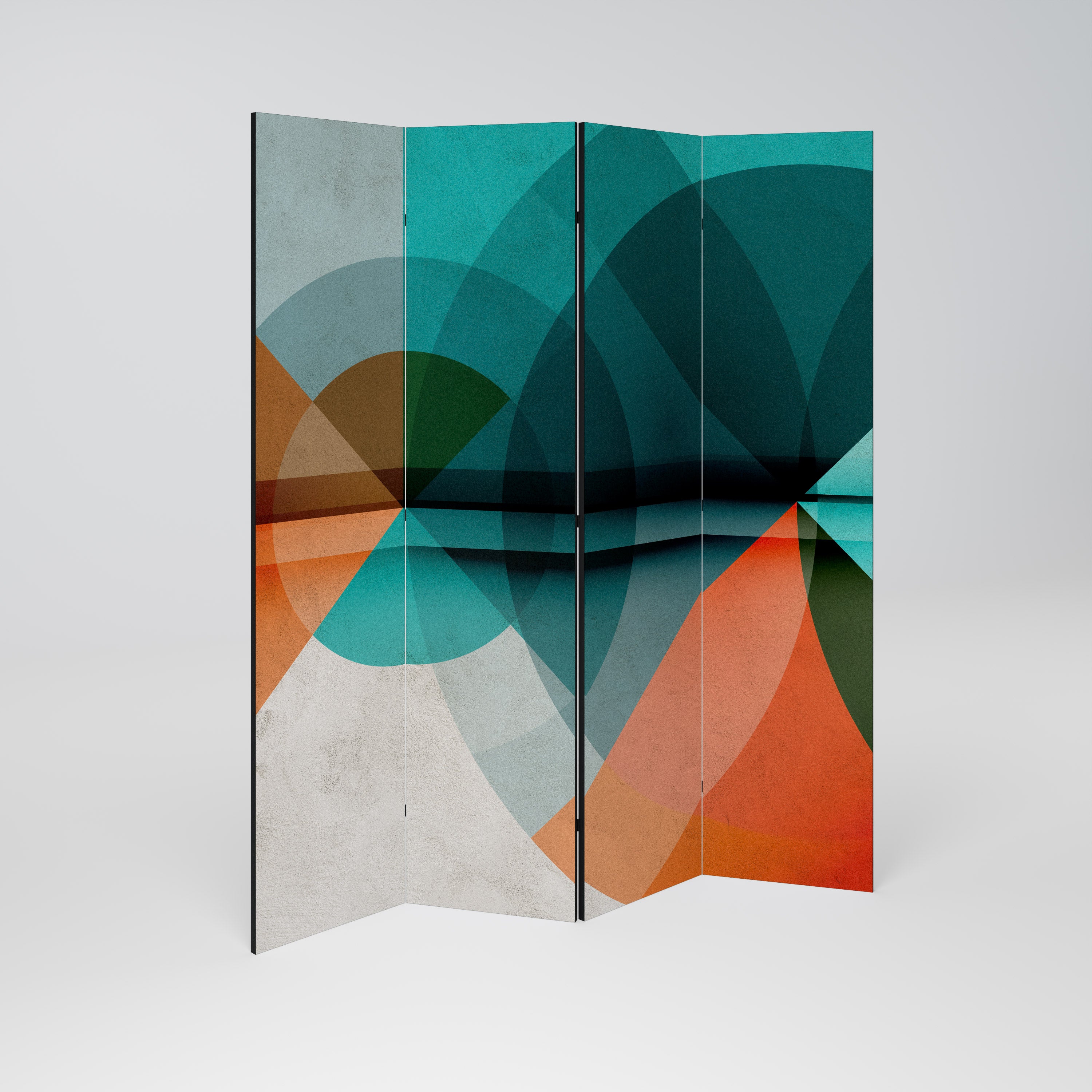 CIRCULAR RHAPSODY 4-teiliger Paravent