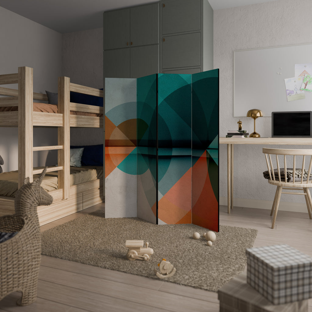 CIRCULAR RHAPSODY 4-teiliger Paravent