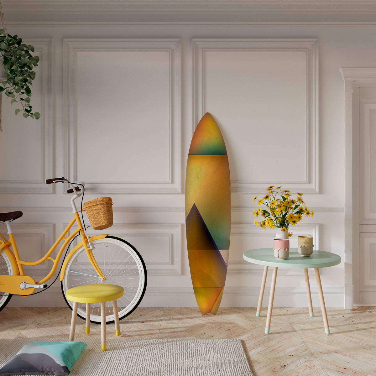 PIERCING SHARPNESS Deko-Surfboard