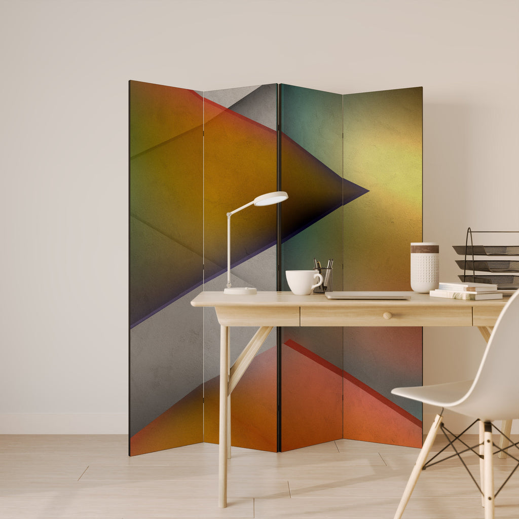 PIERCING SHARPNESS Decorative 4-Panel Room Divider
