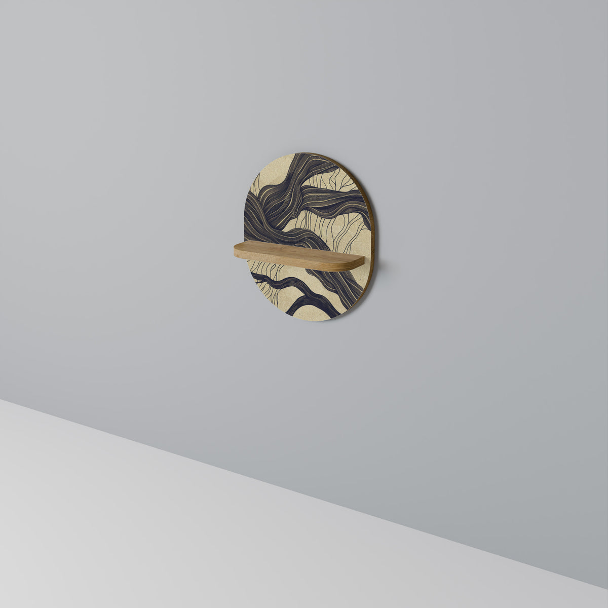 UNIFIED FRAGMENTS Dekoratives Wandregal