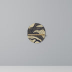 UNIFIED FRAGMENTS Ovales Kunstregal in Eiche-Optik