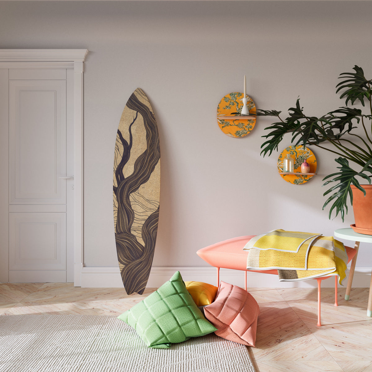 UNIFIED FRAGMENTS Deko-Surfboard