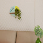 BODY LANGUAGE Rundes Kunstregal in Eiche-Optik