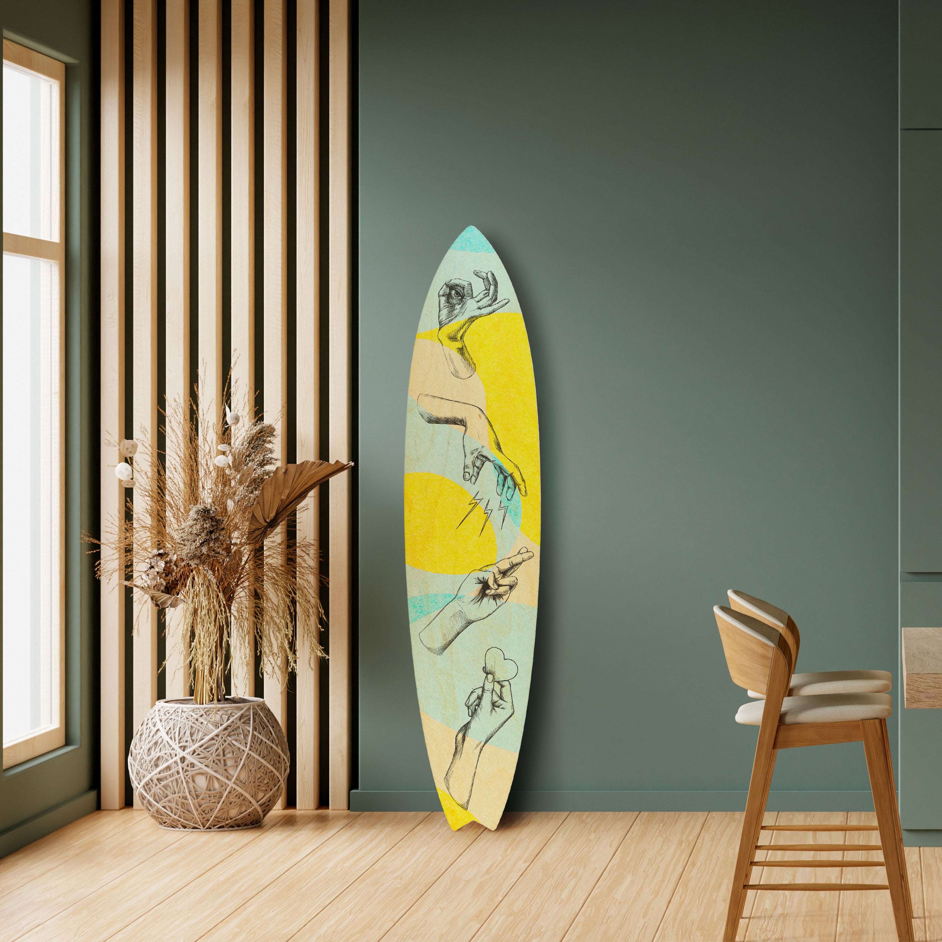 BODY LANGUAGE Deko-Surfboard