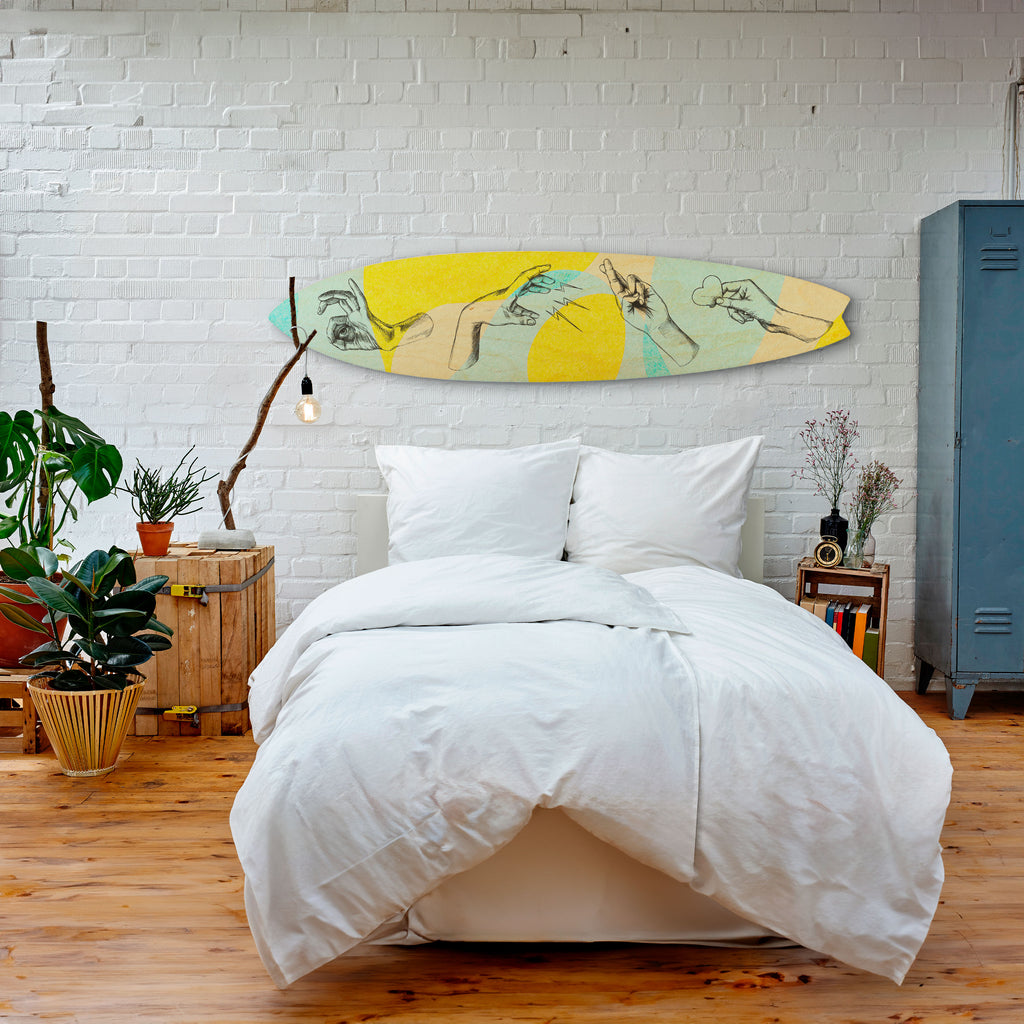 BODY LANGUAGE Deko-Surfboard