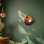 COLORFUL SOUNDS Rundes Kunstregal in Schwarz