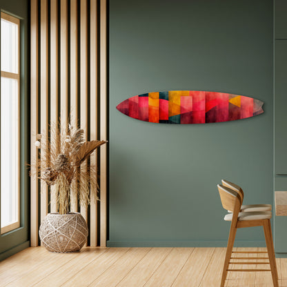 COLORFUL SOUNDS Deko-Surfboard