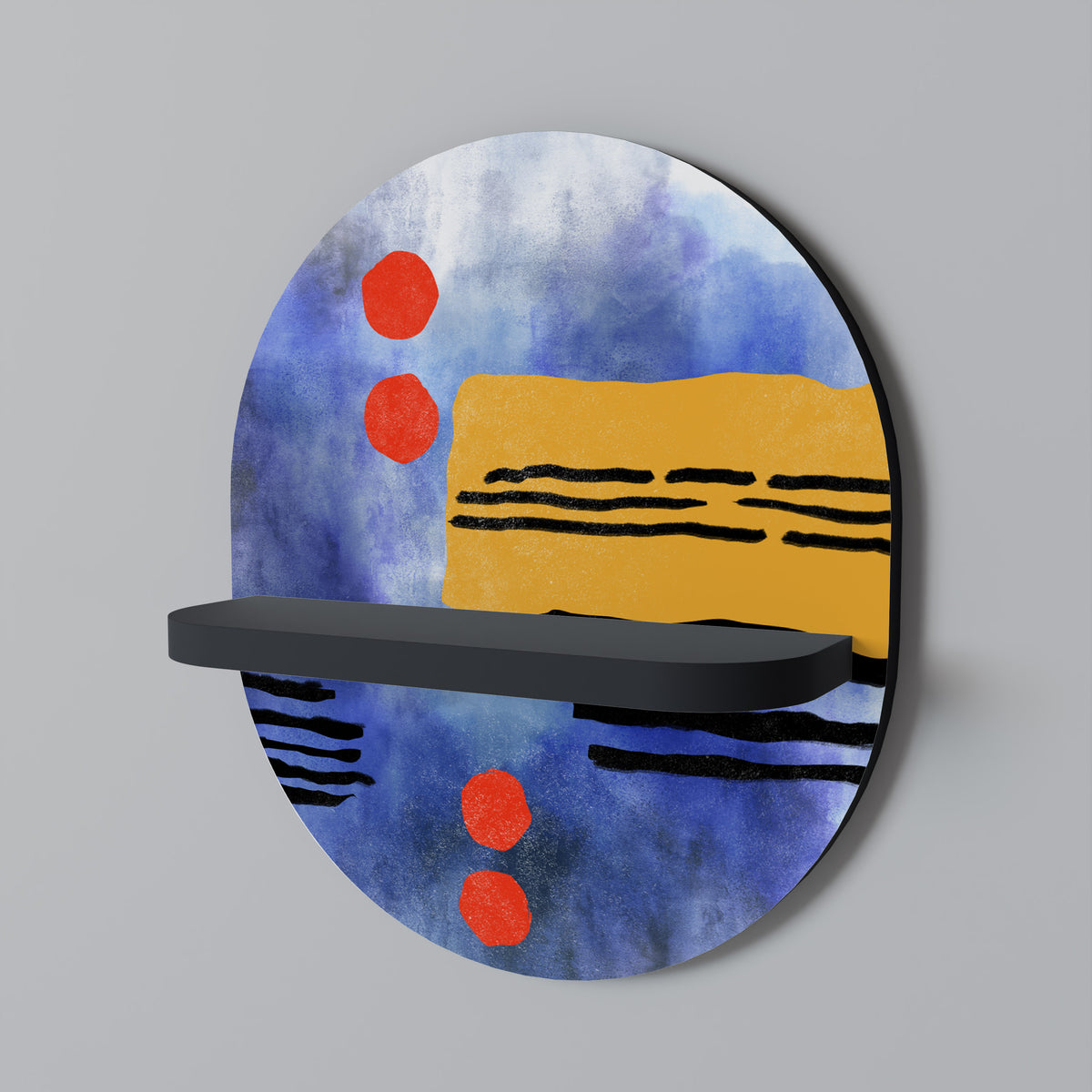 NIGHTFALL VIBRANCE Dekoratives Wandregal