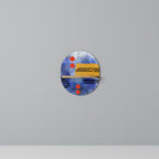 NIGHTFALL VIBRANCE Oval Art Shelf In Oak Effect