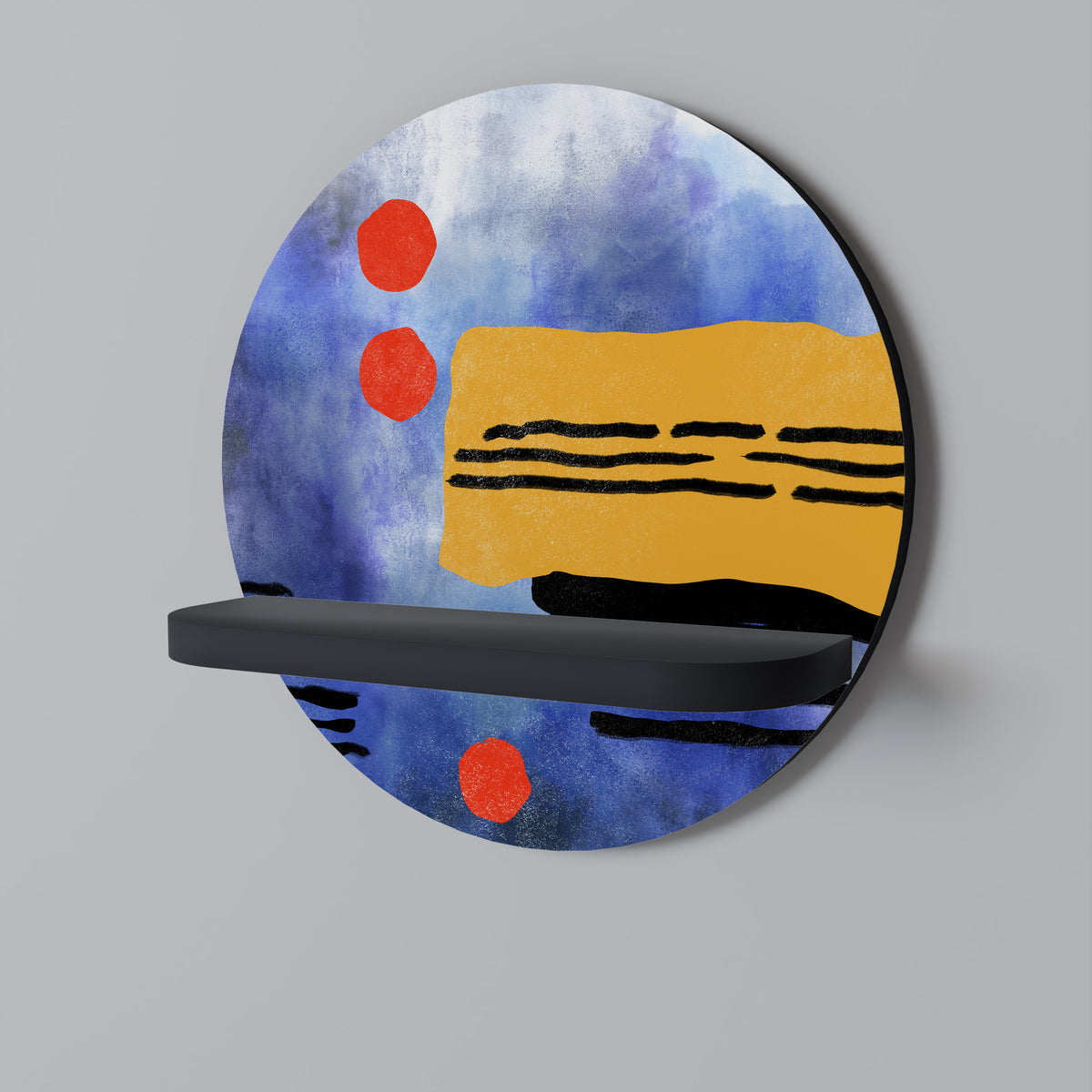 NIGHTFALL VIBRANCE Dekoratives Wandregal