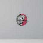 BE TOGETHER Ovales Kunstregal in Schwarz