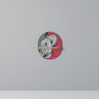 BE TOGETHER Oval Art Shelf In Oak Effect