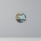 ABSTRACT THOUGHTS Rundes Kunstregal in Schwarz