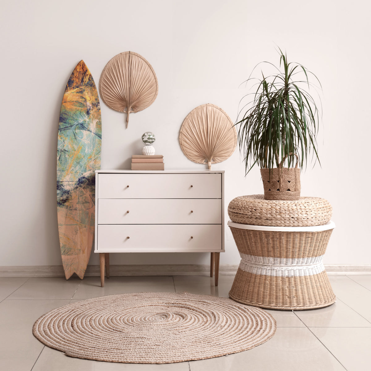 ABSTRACT THOUGHTS Deko-Surfboard