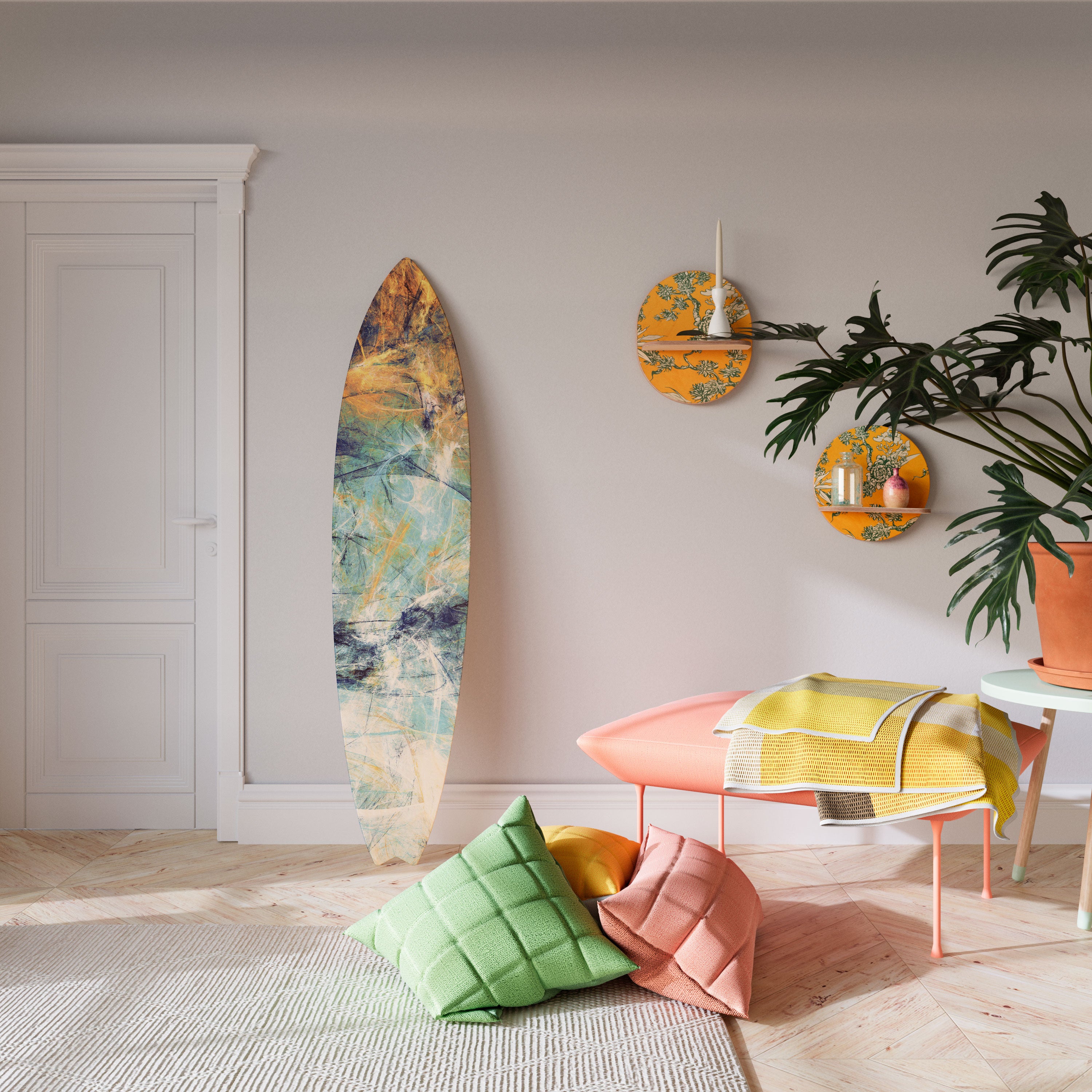 ABSTRACT THOUGHTS Deko-Surfboard