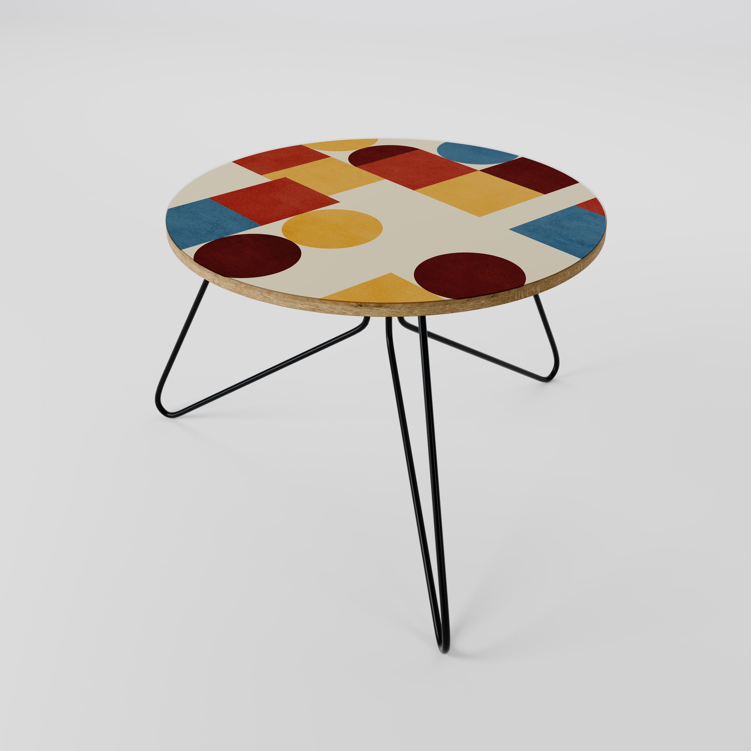 GEOMETRIC PUZZLE Couchtisch