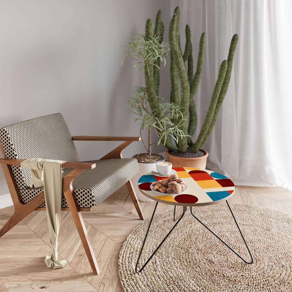 GEOMETRIC PUZZLE Couchtisch