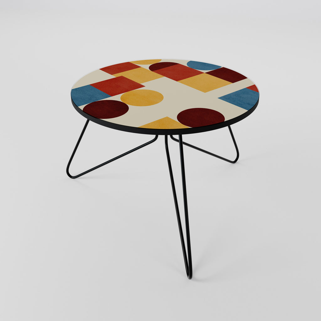 GEOMETRIC PUZZLE Couchtisch